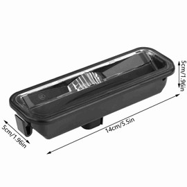 Kodrily Tailgate Switch, OEM BM5119B514AE, ABS Rear Trunk Release Open Switch Button, Black Tailgate Opener Button Replacement for Ford MK3 III 2010-2014, 5.5x1.96x1.96in