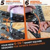 THORVALD 6-in-1 Carpenter Square 7 inch (1/16" Precision) T Square