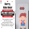 Do Not Enter - Knock & Wait Kids Bedroom Door
