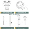 GIGALUMI 8 Pack Solar Pathway Lights, Solar Garden Lights Outdoor
