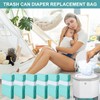 Pack of 6 Nappy Bin Refill Film Compatible with Basket,