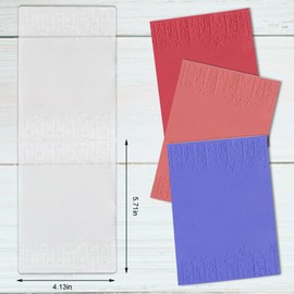 Plastic Embossing Folders for Card Making, Stars Frame Background DIY Plastic Template Photo Album Card Paper Handmade Scrapbooking DIY Craft Decoration Template Mold