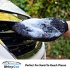 ShinyCar® UK: Premium 2x Professional Car Wash Mitts: Microfibre Noodle