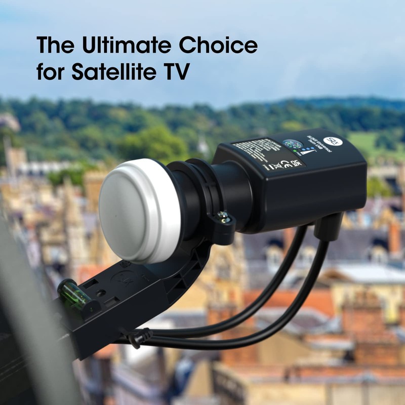 SLx Dual LNB with Built in Signal Finder, 4K Satellite