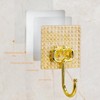 6-Piece Luxury Gold PET Adhesive Hook Set | Premium Multi-Functional