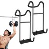 QKOQKO Dumbbell Spotter Hooks Hangers，Heavy Power Dumbbells Rack Attachments for