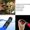 GaiGaiMall 4 Colors Flashlights Including Red Green Blue Black Light