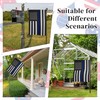 MCFULL 12x18 Inch Thin Blue Line Garden Flag,American Police Garden