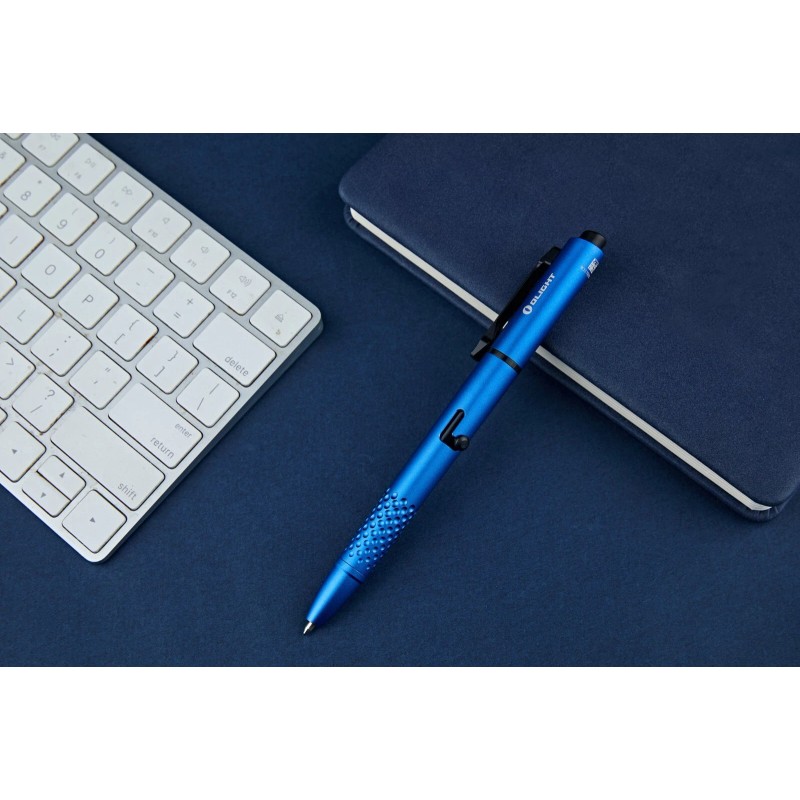 Olight Open Glow Blue Rechargeable Penlight, LED/Green Laser, 120 Lu,