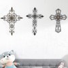 Retrome 27" H Metal Cross Wall Decor, Arrow Accents, Bronze………