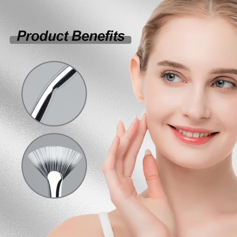 Folding Angle Scalloped Lash Brush, Cepillo de Pestañas en Forma