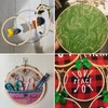 kukmakri Decorative Embroidery Hoop 17 PCS 8 inch - High-Quality