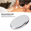 62x44x10mm Oval Shape Terahertz Stone Plate Fascia Scraper Massage Scraping