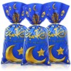 Eid Cellophane Treat Bags, 100 Pcs Ramadan Mubarak Plastic Candy