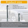 Wllead LS Engine Starter Bolt Kit Compatible with All GM