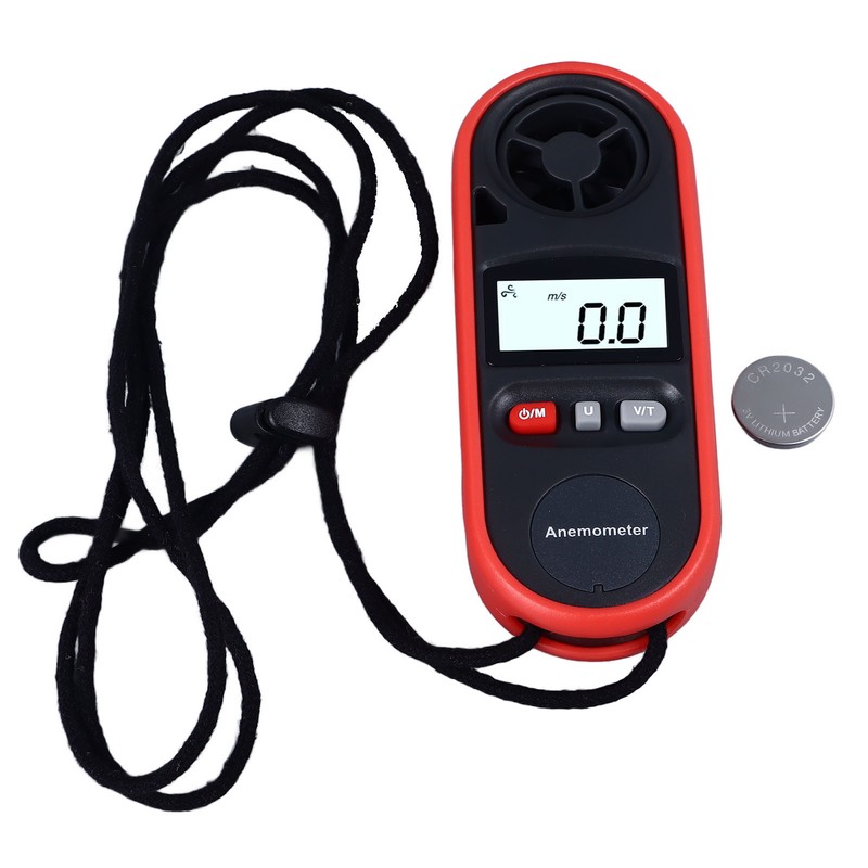 Anemometer Handheld Digital Wind Speed Meter Gauge Air Flow Tester