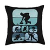 Curling Player Curler Sport Lover Curling Stone Throw Pillow