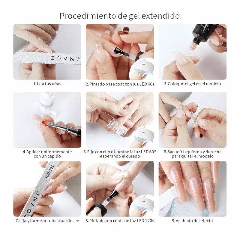 Zovni Kit 20 Lámparas Led De 10w De Polygel Para