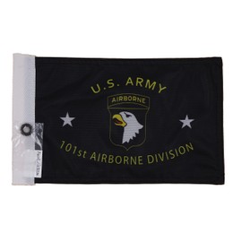 Hot Rides Durable Sleeve Boat Car Motorcycle Flag For Car and Boat Airborne 101st Division 6 x 9 Inch