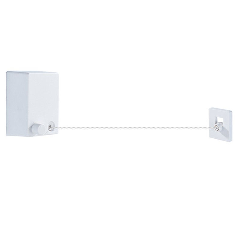 4.2m Clothes Drying Laundry Line Retractable Stainless Steel Punch Free