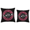 Layla | Legends are named | Layla Throw Pillow