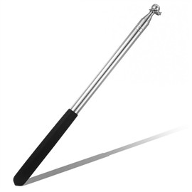 Molain Telescopic Flag Pole, Handheld Telescopic Flagpole, Stainless Steel, 1.6 m Flag Pole, Telescopic Baton, Flagpole for Teachers, Travel Guide, Camping, Excursions, Competitions