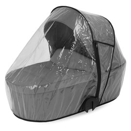 Universal Raincover for 2 in 1 Carrycot & Travel Systems – Clear Waterproof PVC – All-Weather Protection for Baby Strollers – Fits Most Carrycot, Stroller, Pushchair