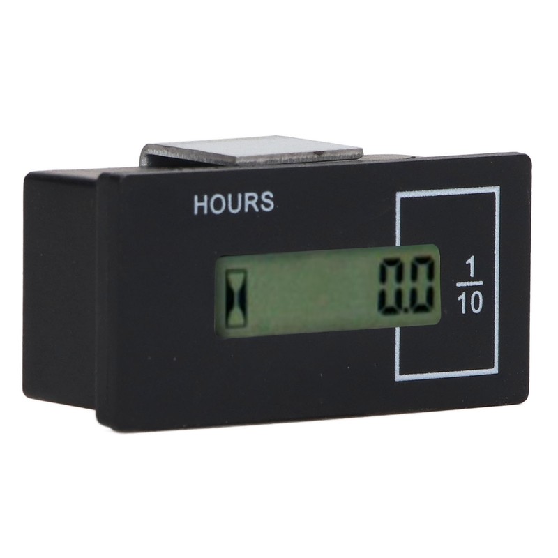 Excavator Timer Hour Meter Remote Control LCD Digital Display 12V‑36V
