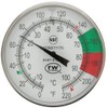 Rattleware 5-Inch Dial Thermometer Kit, Stainless Steel Easy Steam Probe