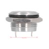 5Pcs Flat Top Button Switch Stainless Steel Waterproof Screw Terminal