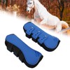 2pcs Horse Front Leg Boots PU Shell Horse Tendon Boots