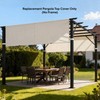 Outsunny 2 PCS 4 x 16ft Pergola Canopy Replacement, UV