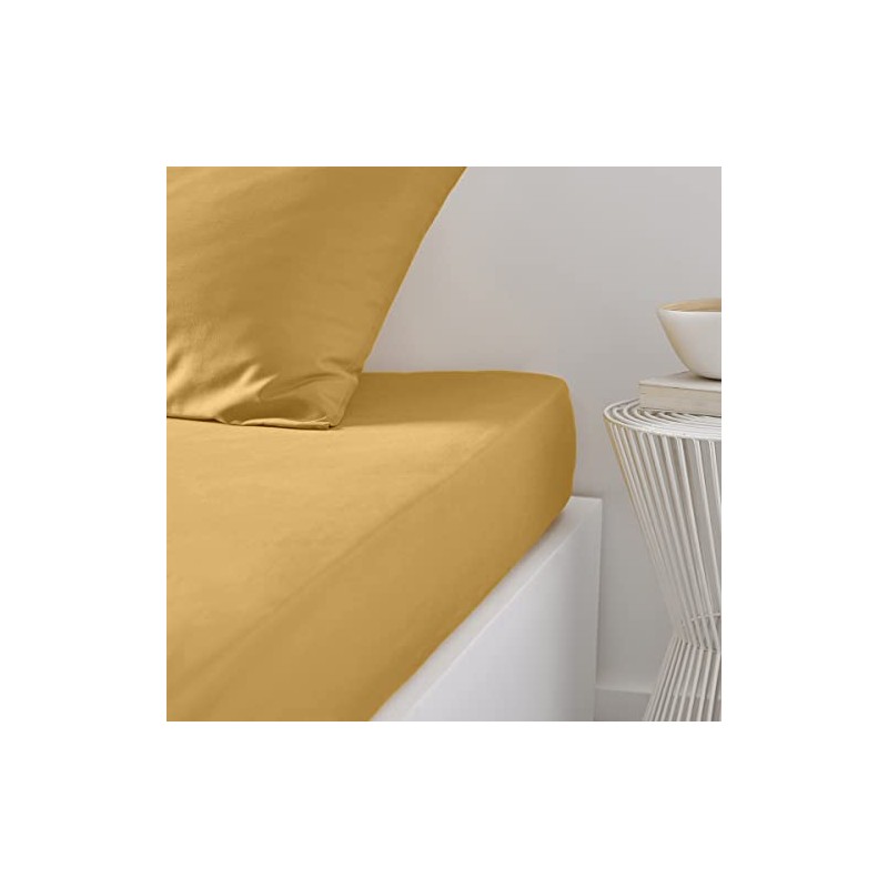 Essential Cotton Fitted Sheet 160 x 200 cm for Double