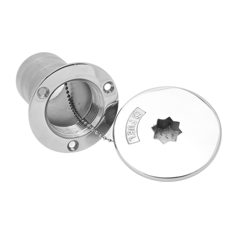Boat Deck Diesel Fuel Filler with Cover Mirror Polished 316