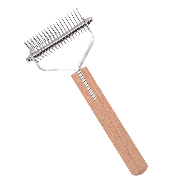 Pet Dematting Comb Double Sided Shedding Brush Stainless Steel Pet