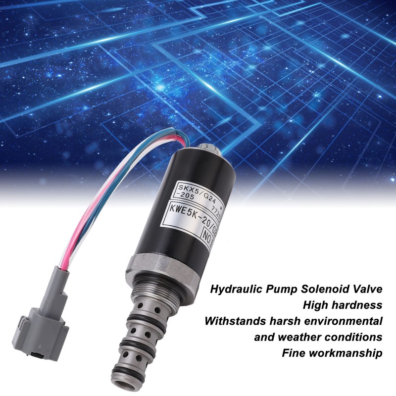 Rotary Solenoid Valve Alloy Steel Corrosion Resistance 669‑43000201 for KATO