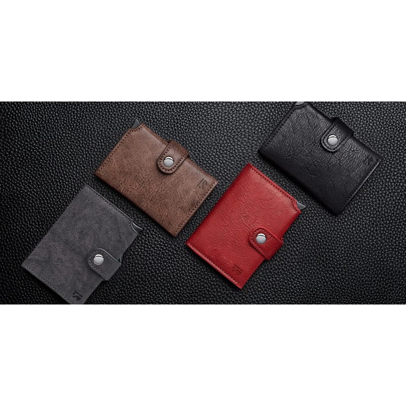 BEWMER v2 Shielded Slim Wallet with Coin Compartment for Men