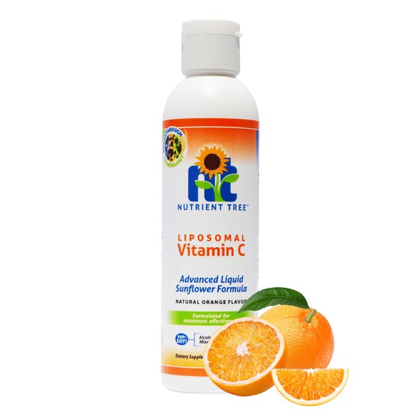 Nutrient Tree Liposomal Vitamin C | Alcohol Free | Non-Soy | Non-GMO | Made in USA