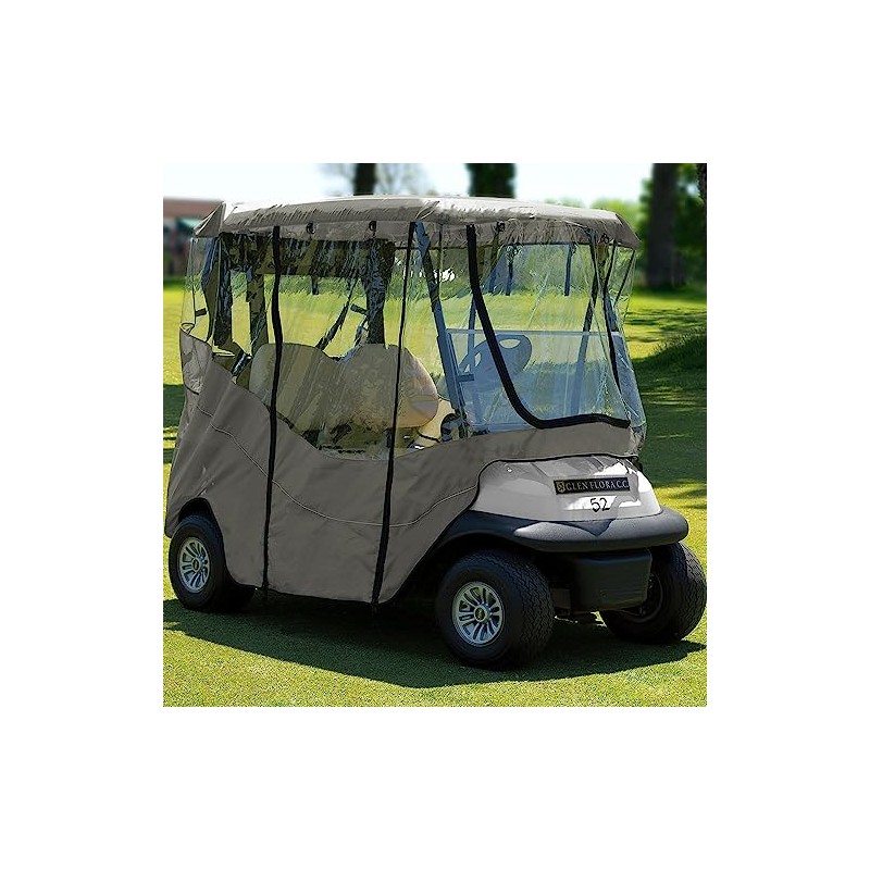 JEF WORLD OF GOLF Ultimate Golf Car Enclosure - Tan