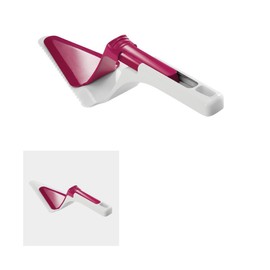 Metaltex Tortenheber mit Schieber, Kunststoff, Silber, 16 x 4 x 1 cm