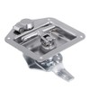 Acouto Folding T-Handle Latch,Stainless Steel Folding T-Shape Handle Lock Tool