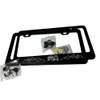 License Plate Frame,2 Pack Metal License Plate Frames Premium Aluminum
