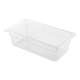 Cold Food Pan - Plastic Cold Food Storage Container - 1/3 Size - 4" Deep - 1ct Box - Met Lux - Restaurantware
