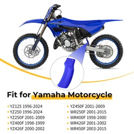 M MATI Blue Front Fender Mud Flap for Yamaha YZ125 YZ250 YZ450F YZ400F YZ426F 1996-2024 WR250F WR450F WR400F WR426F 1998-2015 3877-62 5TA-21642-00-00 5UN-21642-10-00