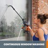 WORX WA4050 Hydroshot Accessory Window Squeegee, Black