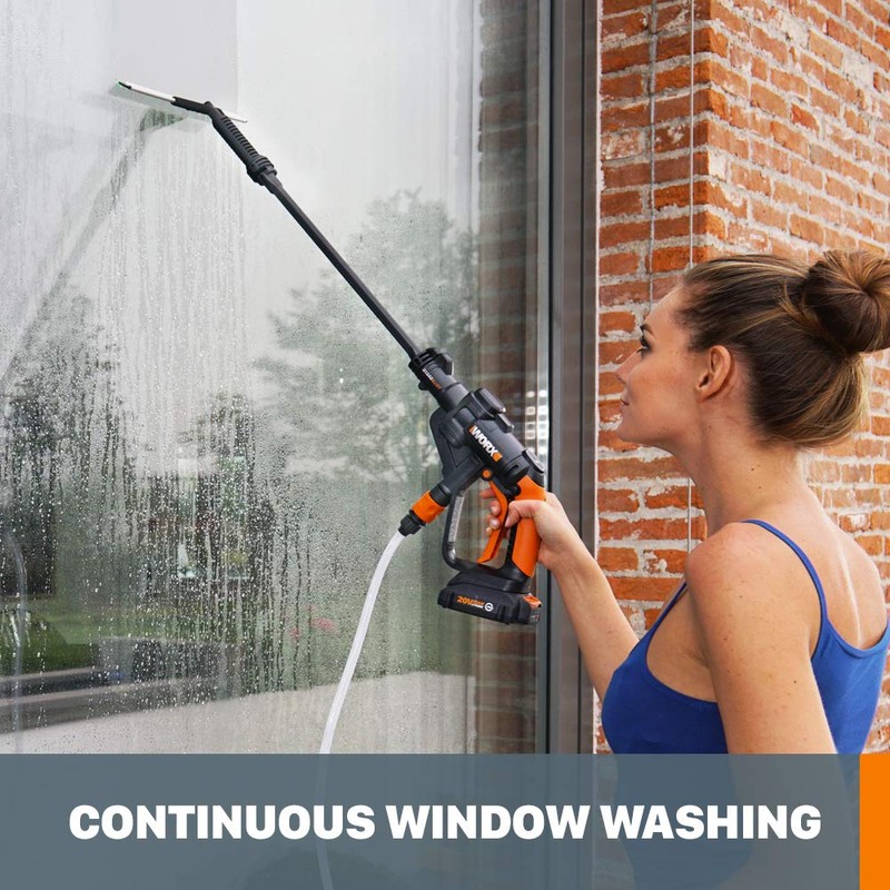 WORX WA4050 Hydroshot Accessory Window Squeegee, Black