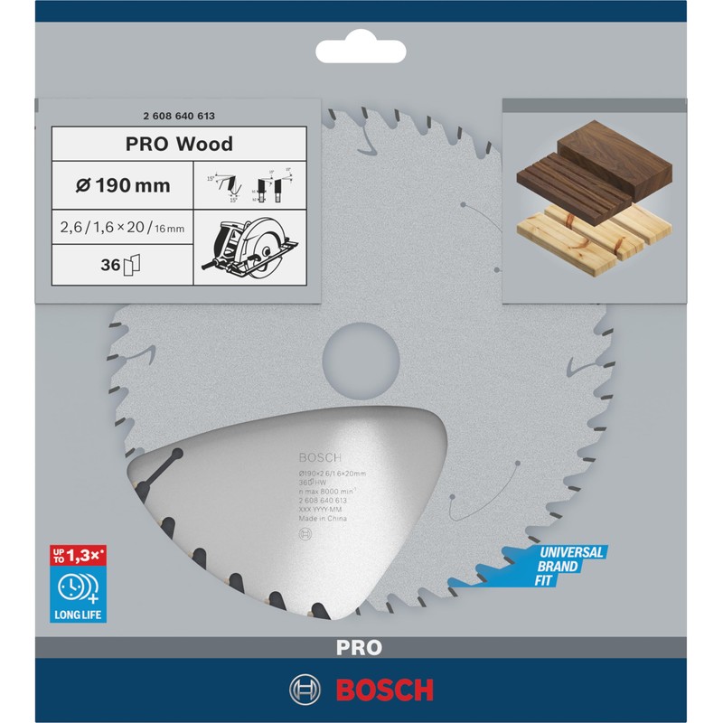Bosch 2608640613 Optiline Wood Circular Saw Blade