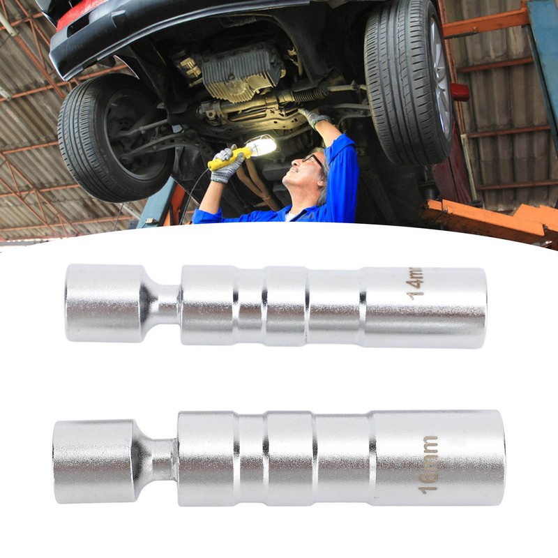2pcs Spark Plug Socket Magnetic 14mm 16mm Thin Wall Spark