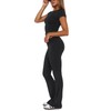 REORIA Women's Summer Casual Outfits Tracksuits Sets Crew Neck Short