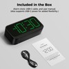 Battery Operated Digital Clock: Cordless Small Alarm Clock for Bedroom
